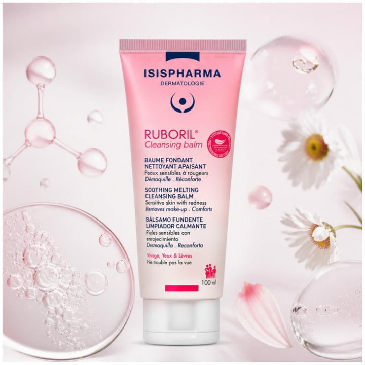 Isispharma Ruboril Soothing Cleansing Balm Sensitive Skin with Redness 100ml (3.38fl oz)