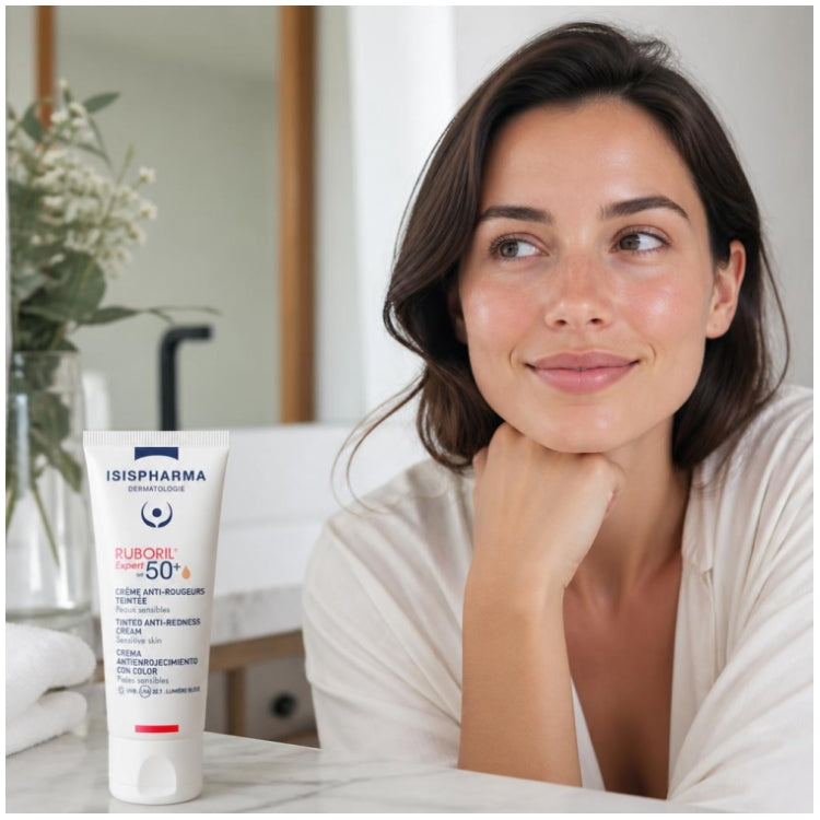 Isispharma Ruboril Anti-Redness Tinted Expert Cream 50+ Sensitive Skin 40ml (1.35fl oz)