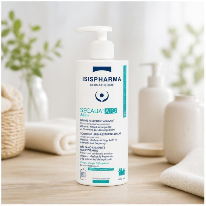 Isispharma Secalia Relipid+ Ato Balm Soothing Lipid-Restoring Balm 400ml (13.52fl oz)