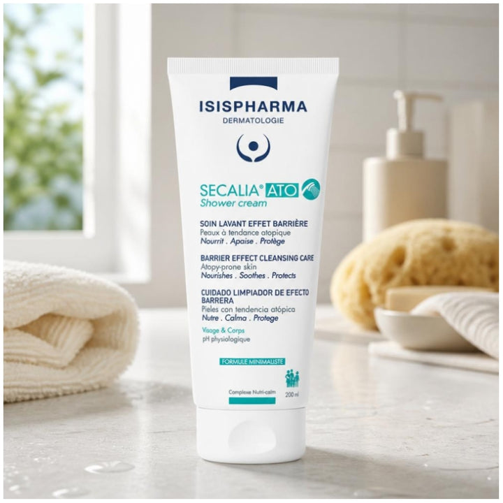 Isispharma Secalia Barrier Effect غسول للعناية بالبشرة المعرضة للتأتّب 200ml