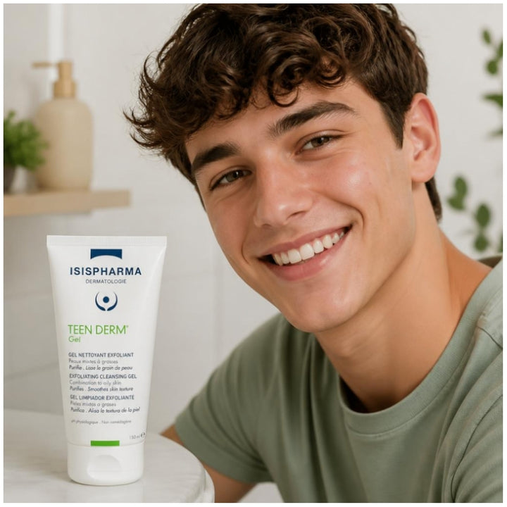 Isispharma Teen Derm Exfoliating Cleansing Gel Combination Oily Skin 150ml (5.07fl oz)