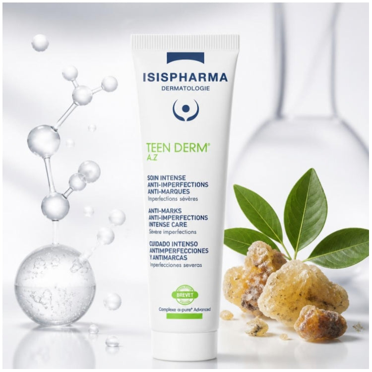 Isispharma Teen Derm AZ عناية مكثفة مضادة لآثار الحبوب والعيوب 30ml