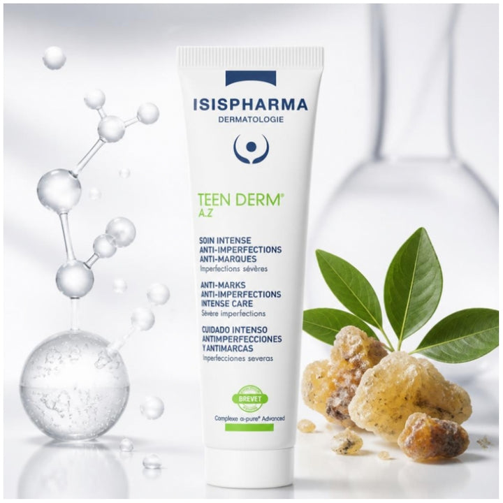 Isispharma Teen Derm AZ عناية مكثفة مضادة لآثار الحبوب والعيوب 30ml