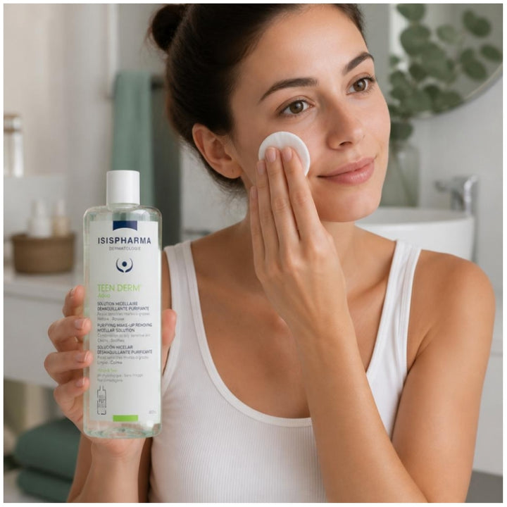 Isispharma Teen Derm Aqua Soluzione Micellare Purificante per Pelle da Mista a Grassa 400ml