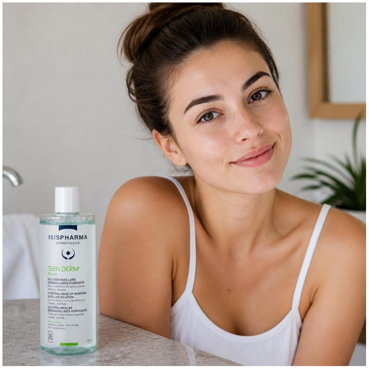 Isispharma Teen Derm Aqua Soluzione Micellare Purificante per Pelle da Mista a Grassa 400ml