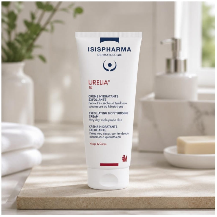 Isispharma Urelia Hydrating Exfoliating Cream 10 Very Dry to Atopy-Prone Skin 150ml (5.07fl oz)