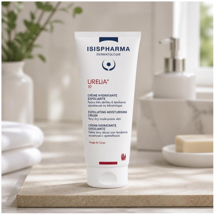 Isispharma Urelia Hydrating Exfoliating Cream 10 Very Dry to Atopy-Prone Skin 150ml (5.07fl oz)