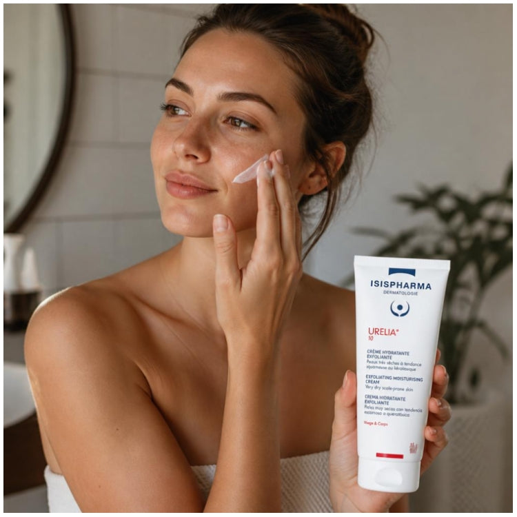 Isispharma Urelia Hydrating Exfoliating Cream 10 Very Dry to Atopy-Prone Skin 150ml (5.07fl oz)