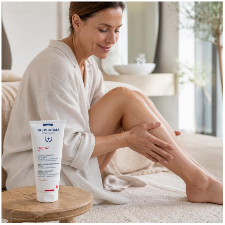 Isispharma Urelia Hydrating Exfoliating Cream 10 Very Dry to Atopy-Prone Skin 150ml (5.07fl oz)