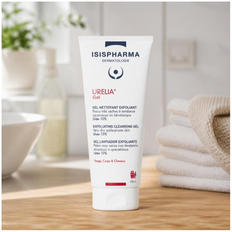 Isispharma Urelia Exfoliating Cleansing Gel For Very Dry Skin With Atopic Tendencies 200ml (6.76fl oz)