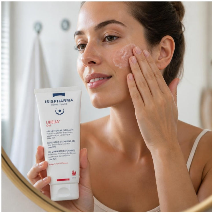 Isispharma Urelia Exfoliating Cleansing Gel For Very Dry Skin With Atopic Tendencies 200ml (6.76fl oz)