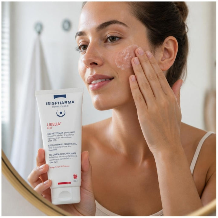Isispharma Urelia Exfoliating Cleansing Gel For Very Dry Skin With Atopic Tendencies 200ml (6.76fl oz)