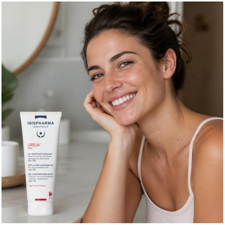 Isispharma Urelia Exfoliating Cleansing Gel For Very Dry Skin With Atopic Tendencies 200ml (6.76fl oz)