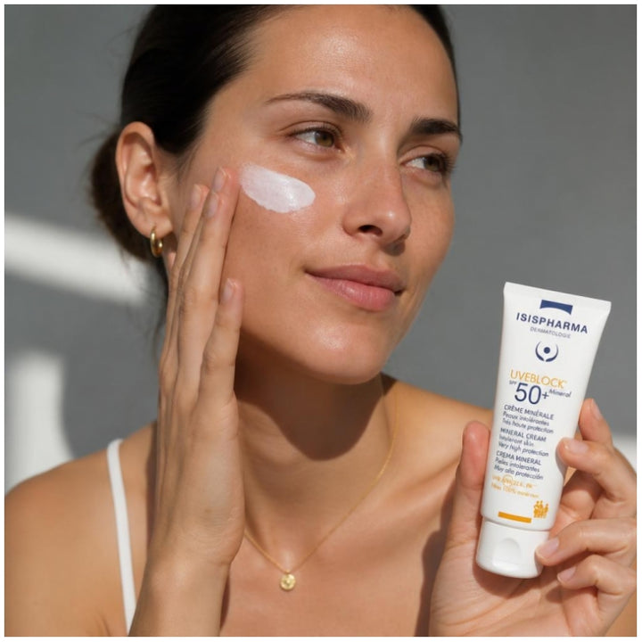 Isispharma Uveblock SPF50+ Mineral Cream for Intolerant Skin 40ml (1.35fl oz)