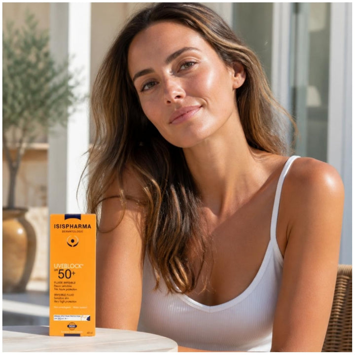 Isispharma Uveblock Onzichtbare fluïde SPF50+ voor de gevoelige huid 40ml