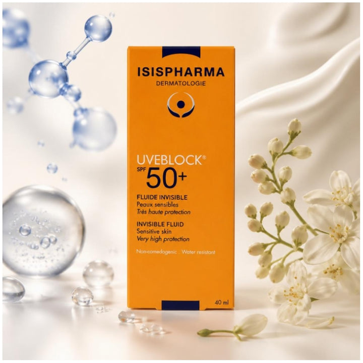 Isispharma Uveblock Onzichtbare fluïde SPF50+ voor de gevoelige huid 40ml