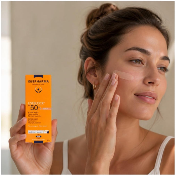 Isispharma Uveblock SPF50+ Tinted Fluid for Sensitive Skin 40ml (1.35fl oz)