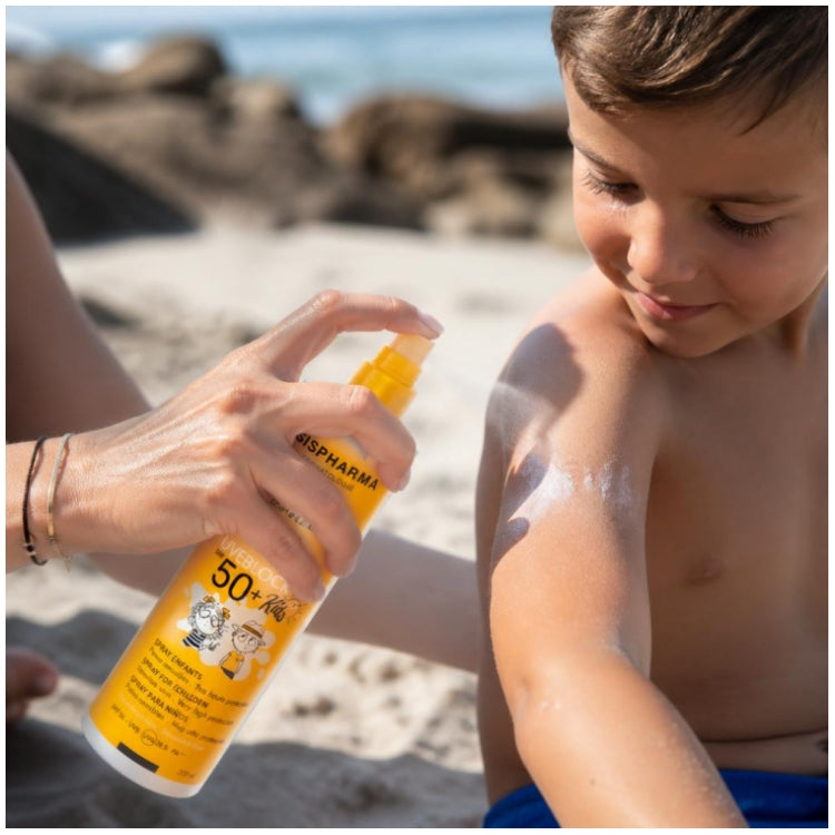 Isispharma Uveblock High Protection Spf50+ Suncare for Children 200ml (6.76fl oz)