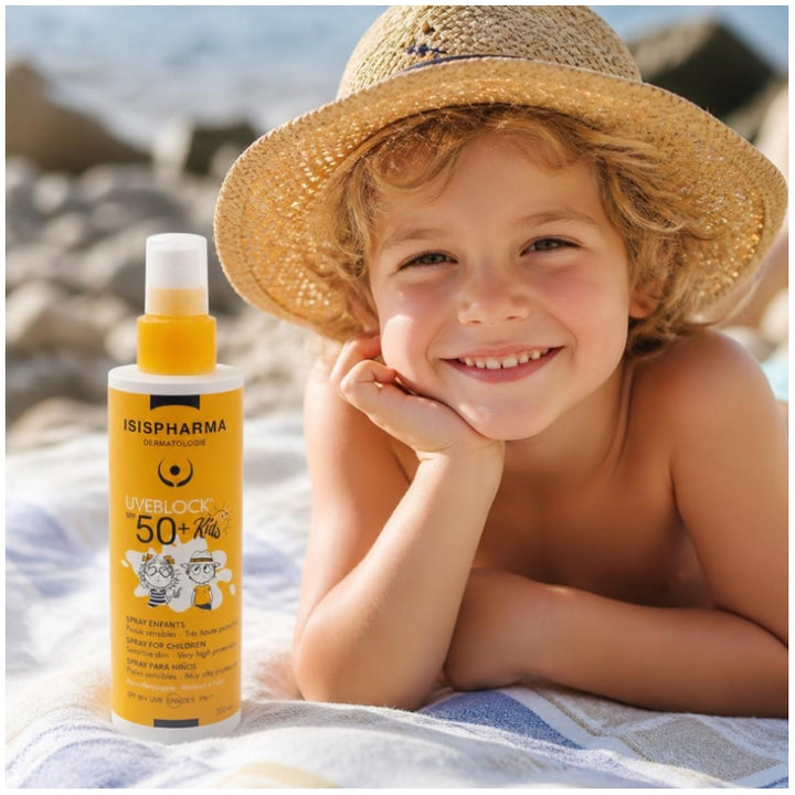 Isispharma Uveblock High Protection Spf50+ Suncare for Children 200ml (6,76fl oz)