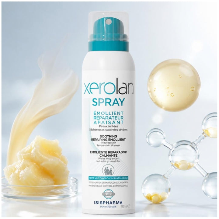 Isispharma Xerolan Spray émollient apaisant réparateur 150ml