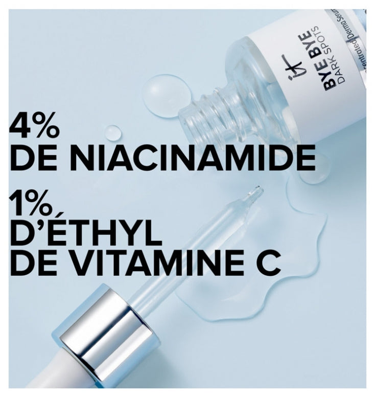 IT Cosmetics Bye Bye Dark Spots Sérum anti-taches à la niacinamide pour peaux hyperpigmentées 30ml