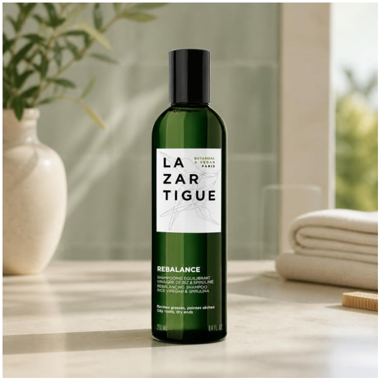 Lazartigue Rebalance Shampoo for Oily Roots and Dry Ends 250ml (8.45 fl oz)