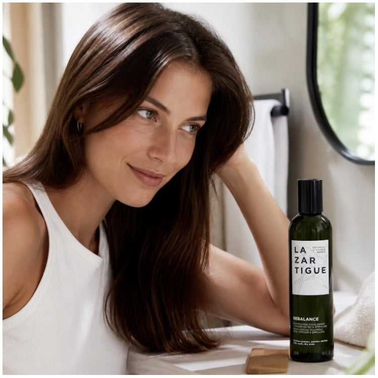 Lazartigue Rebalance Shampoo for Oily Roots and Dry Ends 250ml (8.45 fl oz)