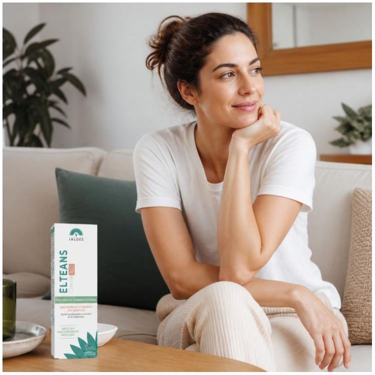 Jaldes Elteans Relipid+ عناية مرممة للدهون ومضادة للحكة للبشرة الجافة ذات الميل للتأتب 50ml