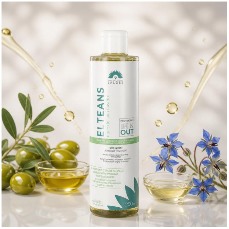 Jaldes Elteans Cleansing Care Oil Dry Sensitive or Atopy-prone Skin 250ml (8.45fl oz)