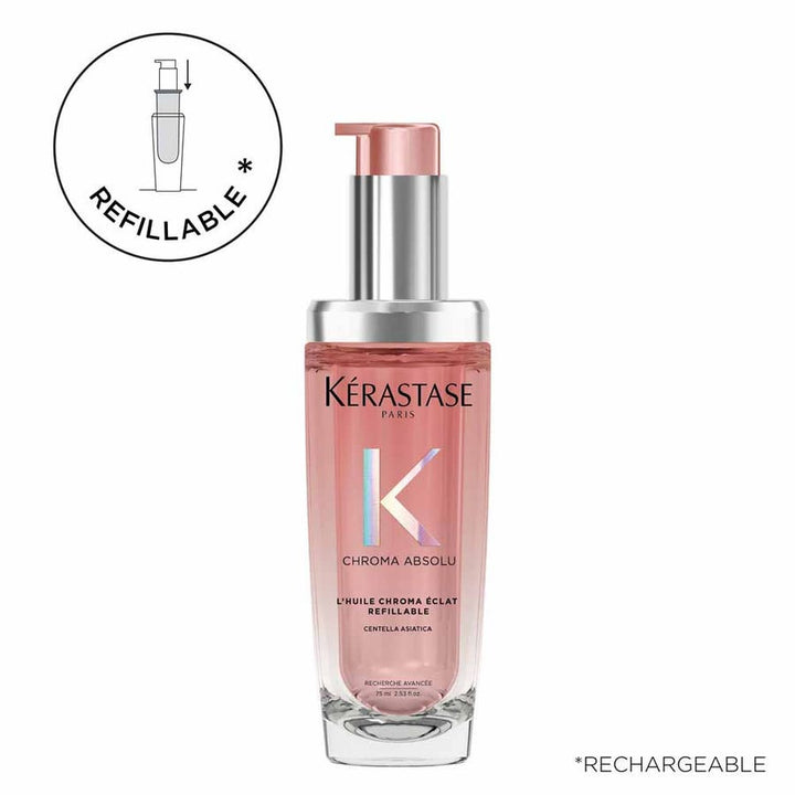 Kérastase Chroma Absolu Refillable Radiance Oil 75ml (2.54fl oz) - FrenchBeautyHub