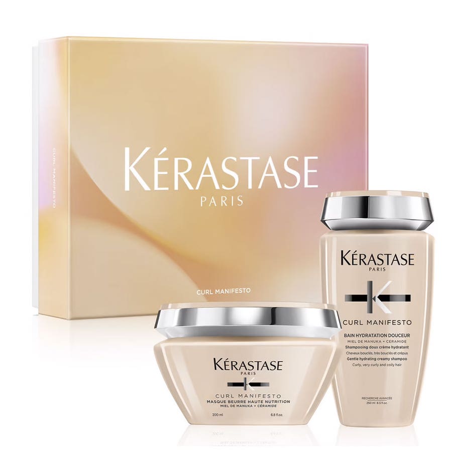 Kérastase Curl Manifesto Nutrition Gift Set for Curly, Very Curly, Frizzy Hair - FrenchBeautyHub