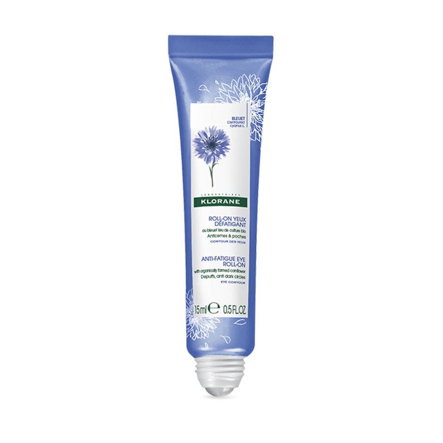 Klorane Anti - Fatigue Eye Roll - On with Cornflower 15ml (0.5 fl oz) - FrenchBeautyHub