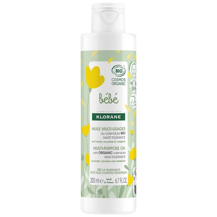 Klorane Baby Bio Calendula Multi - Purpose Oil 200ml (6.76fl oz) - FrenchBeautyHub