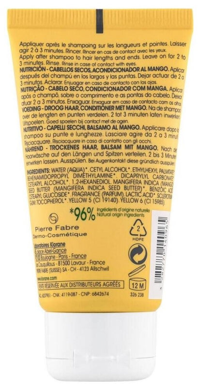 Klorane Nourishing Conditioner with Mango Butter for Dry Hair