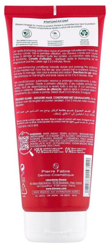 Klorane Color Enhancing Conditioner With Pomegranate 200ml (6.76fl oz)