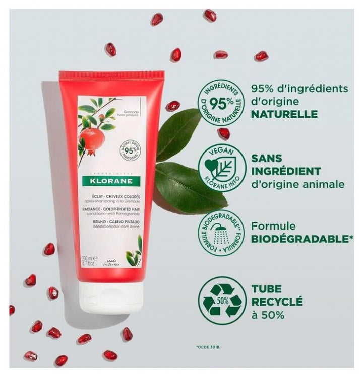 Klorane Color Enhancing Conditioner With Pomegranate 200ml (6.76fl oz)