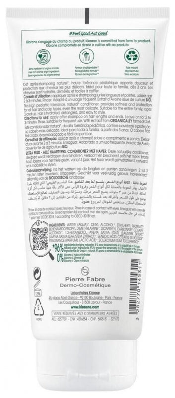 Klorane Ultra-Gentle Conditioner with Oat Milk 200ml (6.76fl oz)