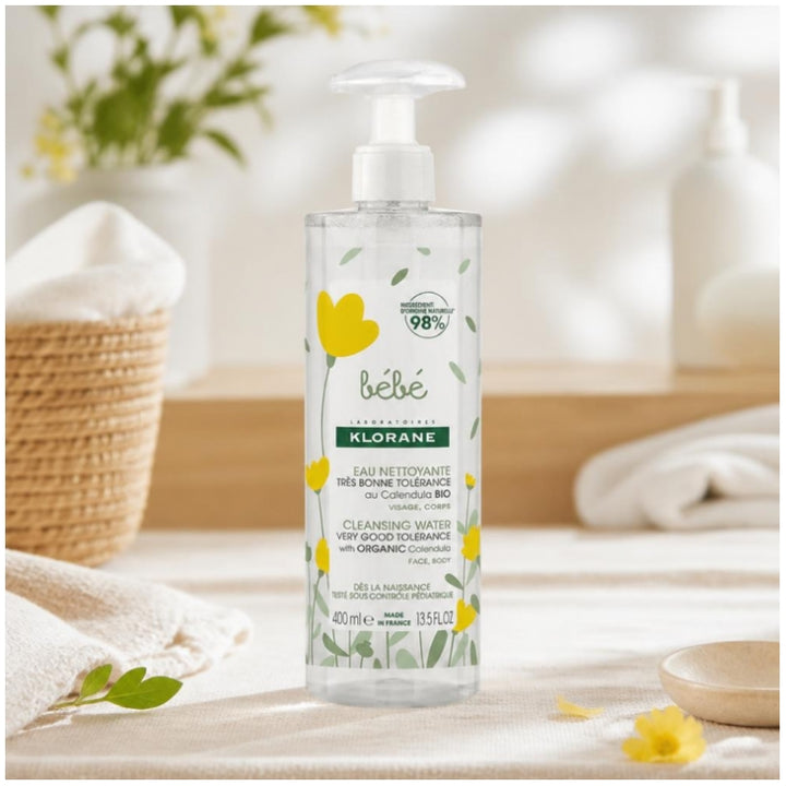Klorane Baby No Rinse Cleansing Water 400ml (13.53 fl oz)