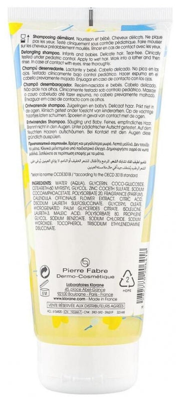 Klorane Baby Detangling Shampoo 200ml (6.76fl oz)