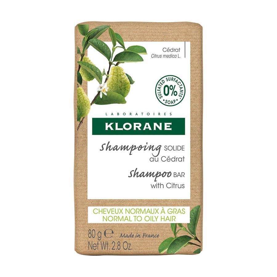 Klorane Citrus Solid Shampoo Bar 80g (2.82 oz) - FrenchBeautyHub