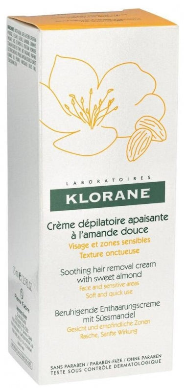 Klorane Dermo Protection Soothing depilatory cream 75 ml (2.54fl oz)