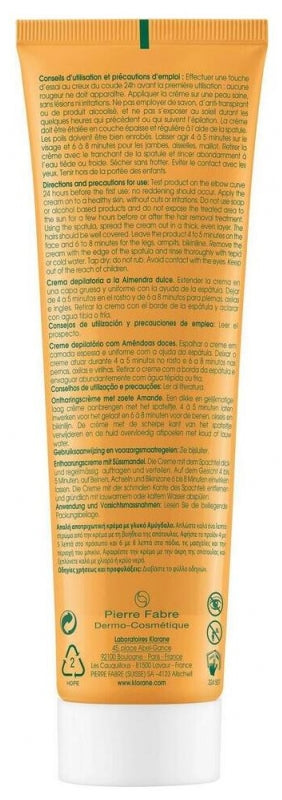 Klorane Sweet Almond Crème dépilatoire à l’amande douce 150ml
