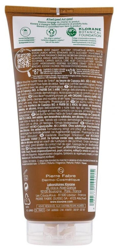 Klorane Fig Leaf Nourishing Shower Gel 200ml (6.76 fl oz)