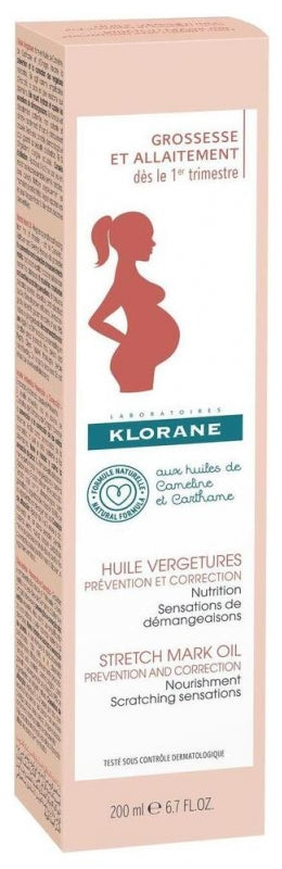 Klorane Beautiful mum Stretch Mark Care Oil 200ml (6.76fl oz)