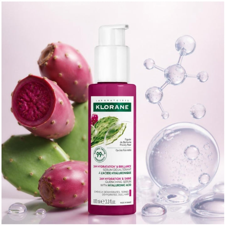 Klorane Prickly Pear Sérum ultra-désaltérant 72h Hydratation & Brillance 100ml