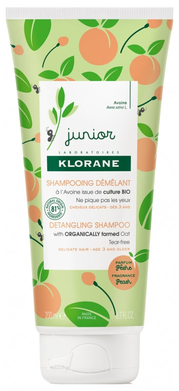 Klorane Junior Shampoo Desembaraçante de Pêssego