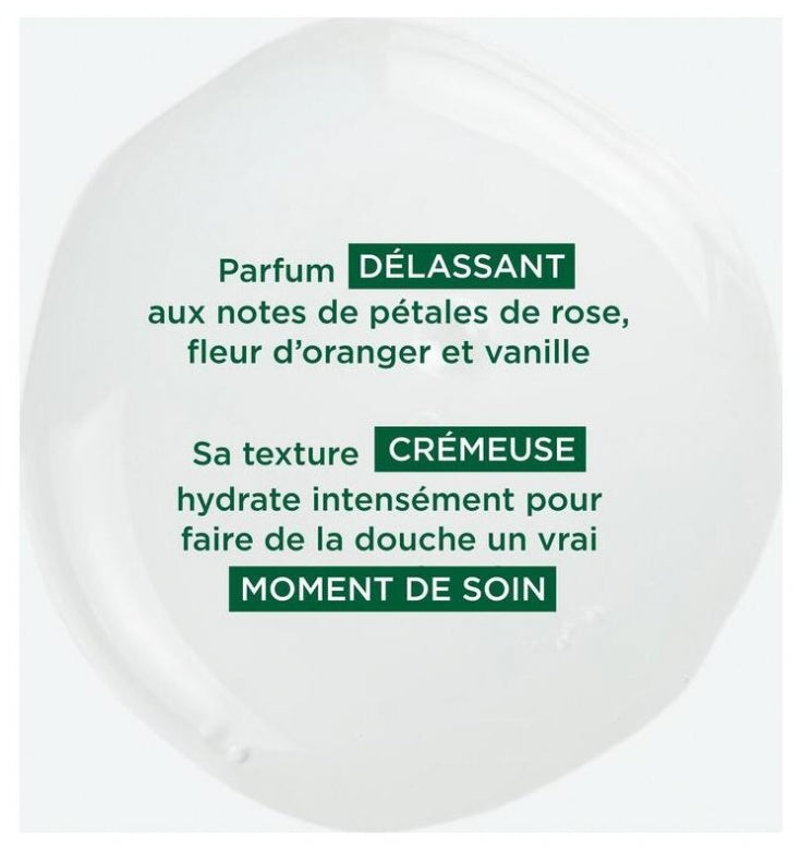 Klorane Rose milk Crème de douche nourrissante au lait de rose 200ml