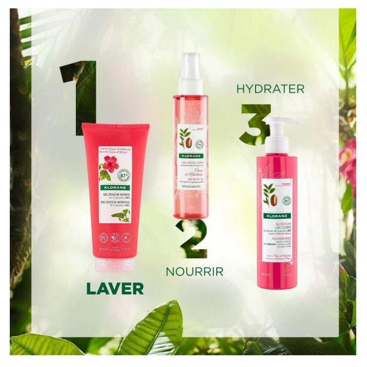 Klorane Hibiscus Flower Gel douche nourrissant 200ml