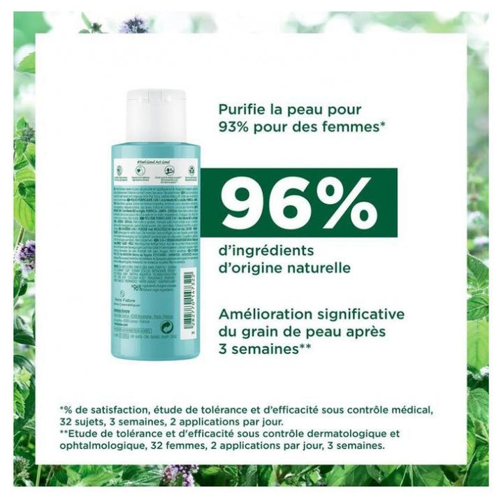 Klorane Aquatic Mint Poudre purifiante 3-en-1 bio 50g
