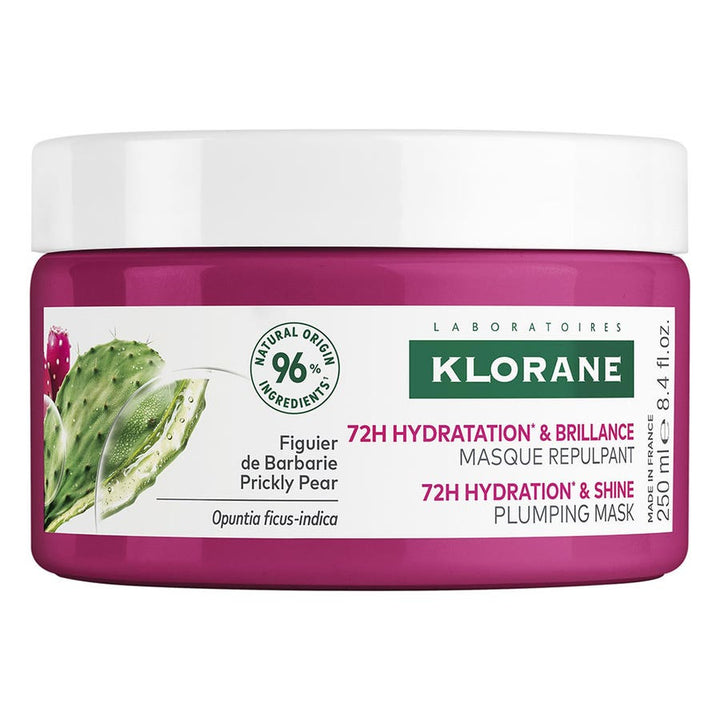 Klorane Prickly Pear 72h Plumping Mask Hydration & Shine 250ml (8.45fl oz) - FrenchBeautyHub